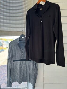 RBX& HIND Men's Long-Sleeve Zip-Up Pullover Bundle